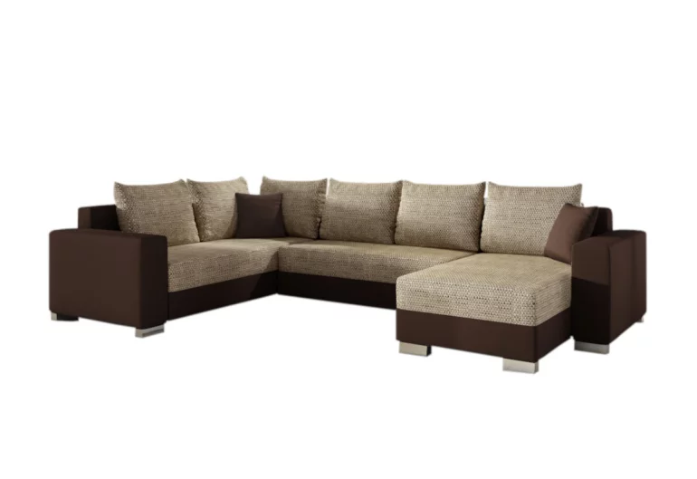 Ausziehbares Sofa POOLO, U-Form, 312x92x210, berlin 03/soft 66, recht