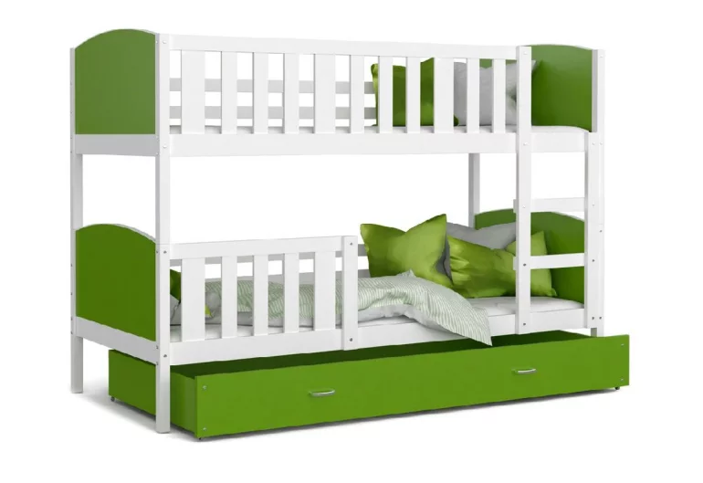 Etagenbett für Kinder DOBBY color + Matratze + Lattenrost - KOSTENLOS