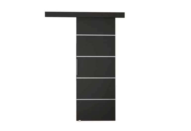 Schiebetür DOLANO III + Türdämpfer, 86,5x205, schwarz