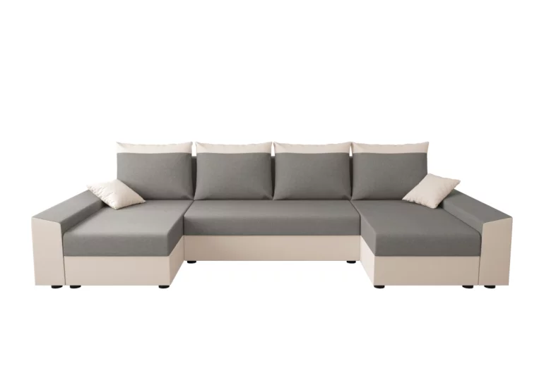 Sofa mit Schlaffunktion in U-Form PAMELA, 311x90x125, sawana 21/sawana 01