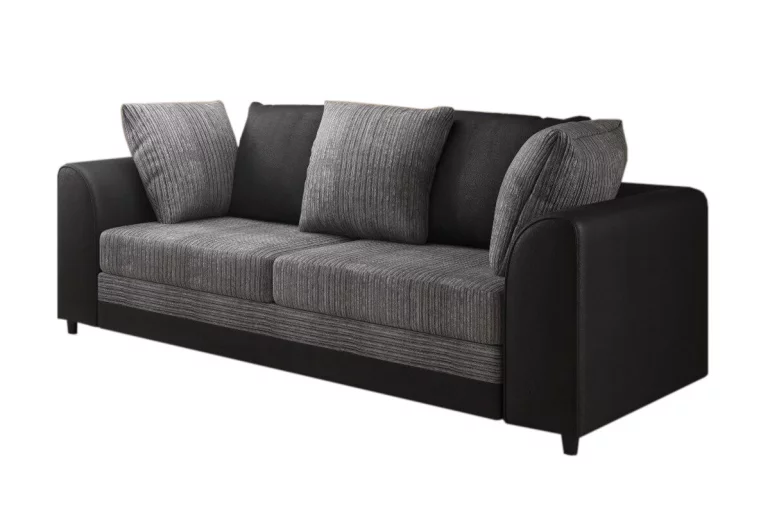 Sofa CLOE 3, JumboGrey/ViperBlack