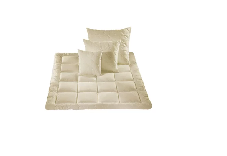 Set GUSTI aus Schafwolle - antiallergische Decke + Kissen