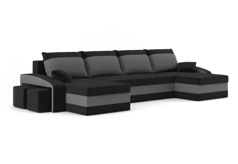 Sofa mit Schlaffunktion in U-Form EVELYN 3